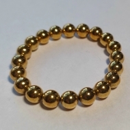 Неодимовый магнит шар 6 мм - цвет золото (упаковка 20 шт.)